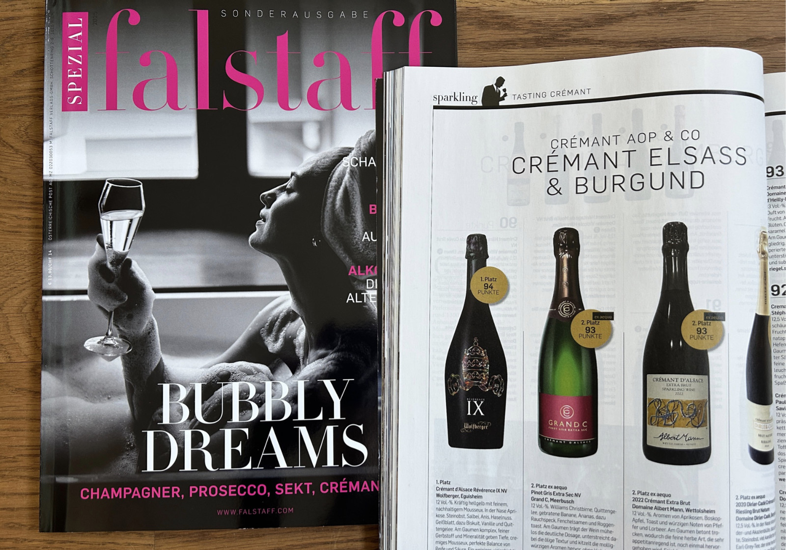 GRAND C Crémant ausgezeichnet im Falstaff